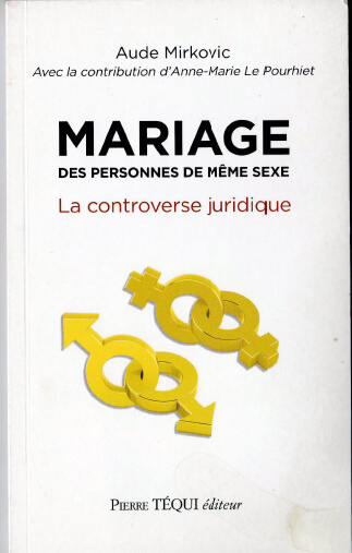 mariage des personnes du meme sexe